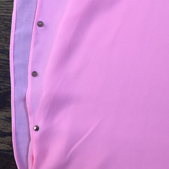 Pink Organza Multi Layer Top - Picture 2 of 7
